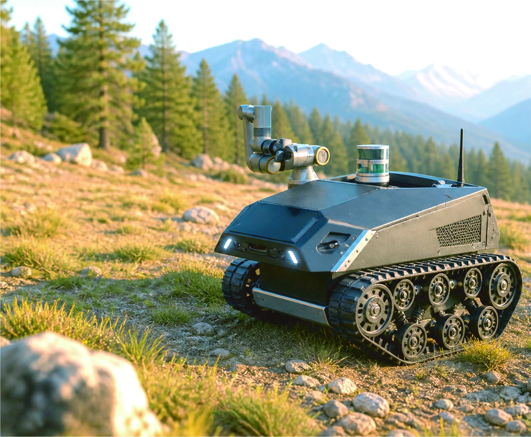 NOVER R80 advanced autonomous tracked intelligent operation robot