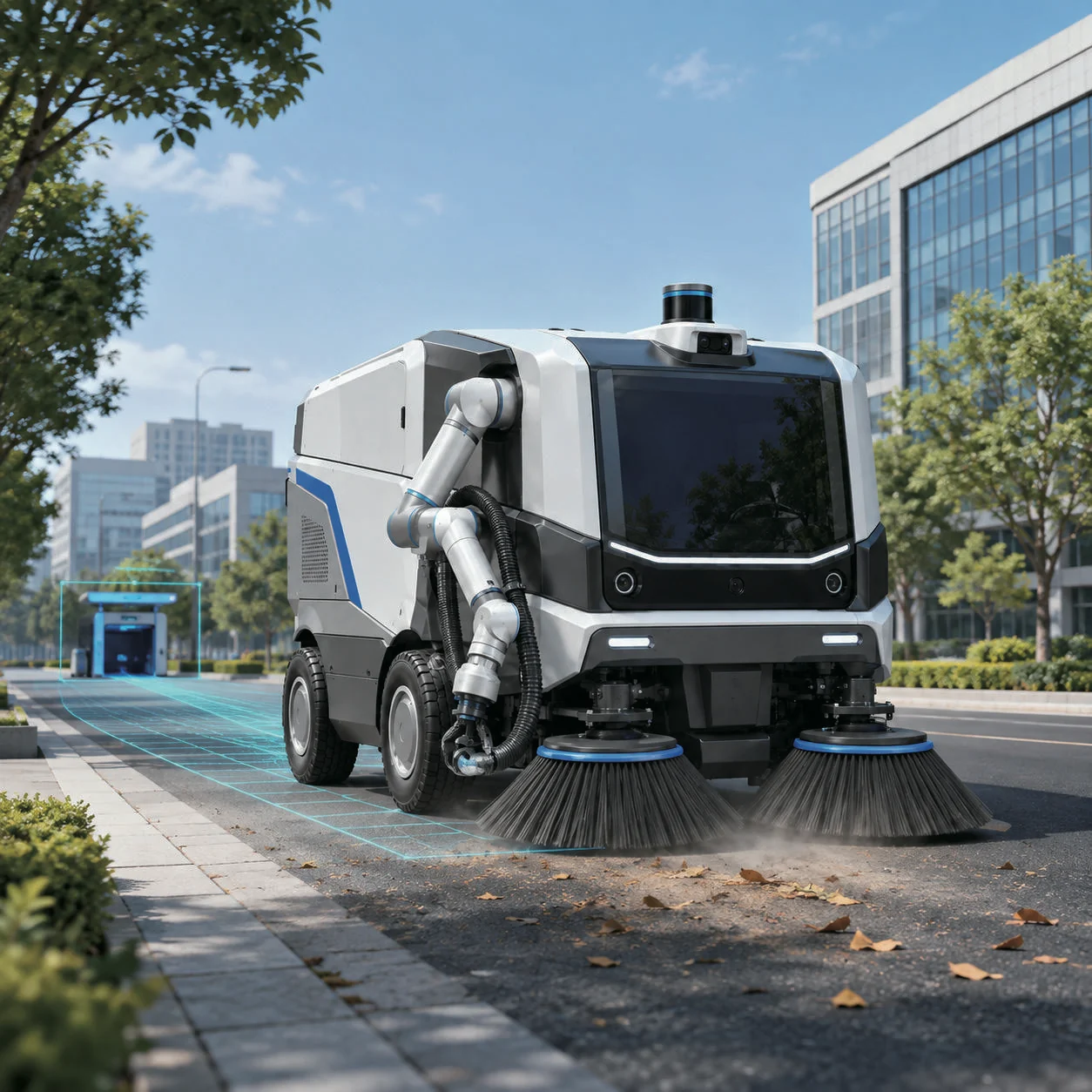 NOVER S1 intelligent sanitation cleaning vehicle
