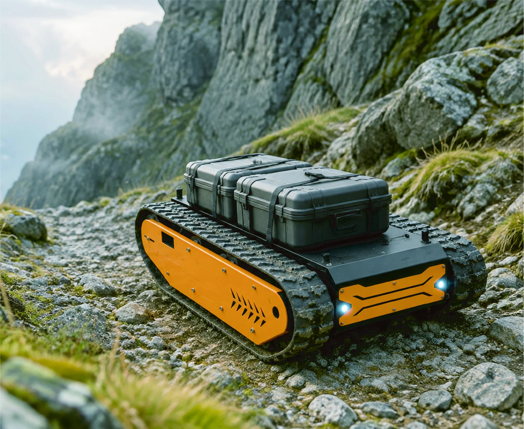 NOVER T200/T500/T1000 Series tracked all-terrain autonomous transport platform